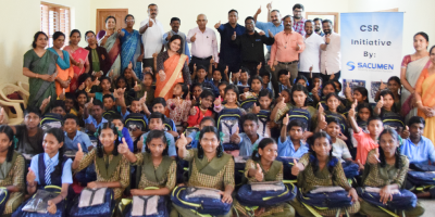 Sacumen: Corporate Social Responsibility Program: School Bag Distribution